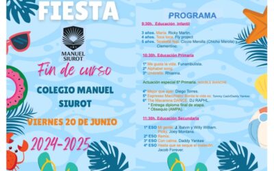 ¡OS INVITAMOS A NUESTRA FIESTA DE FIN DE CURSO!