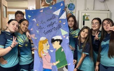 Nuestra «Puerta por la Paz» ya luce en el IES Carlinda